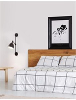 Dekorativní - NV 9420850 Nástěnné svítidlo VIRGO černá a mosazný kov E27 1x12W 230V IP20 bez žárovky - NOVA LUCE