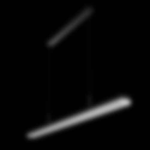 Podélná - OS MAT60068 MATAR LE3 závěsné plastové svítidlo černá / bílá IP40 3000 K 18W LED - OSMONT - foto 1