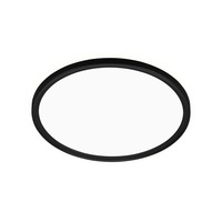 Kruhová - TF 321605TF LED stropní svítidlo do koupelny, pr.29 cm, LED, 18 W, 2400 lm, černá - BRILONER