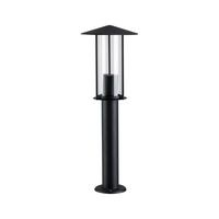 Sloupková - P 94737 Stojací svítidlo klasická neláká hmyz IP44 500mm 2200 - 2200K 4,3W 230V černá E27 kov - PAULMANN