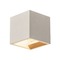 Nepřímé osvětlení - LA 1000910 SOLID CUBE nástěnné světlo QT14 šedé max. 25W - BIG WHITE (SLV)