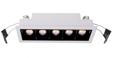 Hranatá - IMPR 565250 Zápustné svítidlo Ceti 5 bílá 10W LED 2900K 640lm - LIGHT IMPRESSIONS