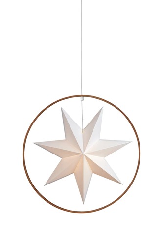 Interiérové dekorace - MAR 706215 Speranza vánoční hnědá závěsná hvězda - Markslöjd - foto 1