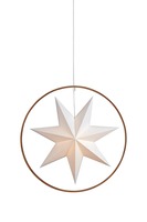 Interiérové dekorace - MAR 706215 Speranza vánoční hnědá závěsná hvězda - Markslöjd