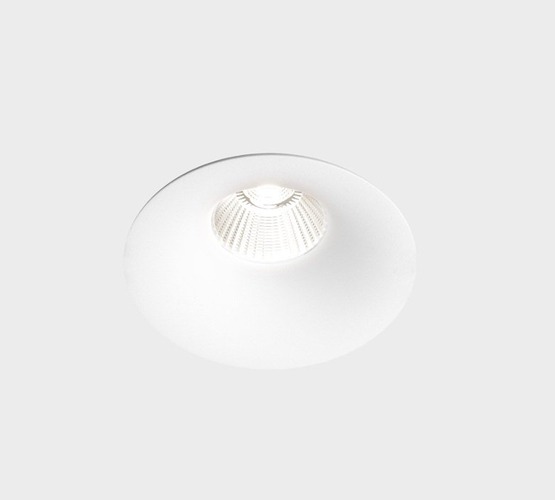 Kruhová - KHL K50150.01.RF.WH-WH.60.ST.9.27 Zápustné svítidlo LUXO bílé LED 8W 2700K 85mm - KOHL-Lighting - foto 1