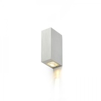 Nástěnná - RED R12827 NICK II nástěnná česaný hliník 230V LED 2x3W IP54 3000K - RED - DESIGN RENDL
