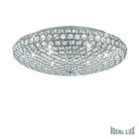 Dekorativní - ILUX 073255 Stropní a nástěnné svítidlo Ideal Lux King PL9 cromo 073255 - IDEALLUX