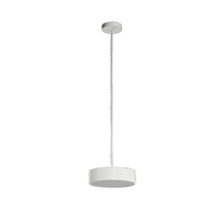 Kruhová - OS KRU60148 KRUGER P1 FO závěsné plastové svítidlo bílá IP40 3000 K 13W LED - OSMONT