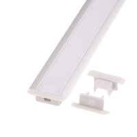 Difuzory a koncovky - Koncovka profilu V5 šedá hranatá