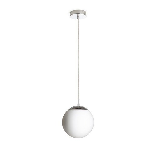 Kónická - RED R13745 LUNA 20 závěsná opálové sklo/chrom 230V LED E27 15W - RED - DESIGN RENDL - foto 1