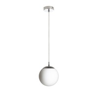 Kónická - RED R13745 LUNA 20 závěsná opálové sklo/chrom 230V LED E27 15W - RED - DESIGN RENDL