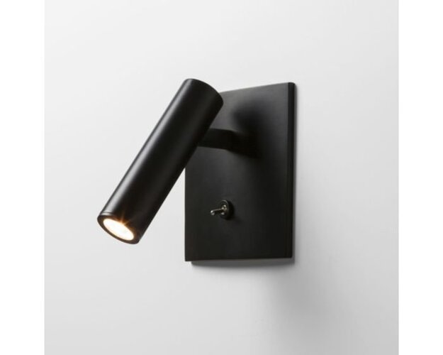 Zapuštěná - AST 1058024 Nástěnné svítidlo Enna Square Switched černá 1x3W LED (STARÝ KÓD: AST 7496 ) - ASTRO Lighting - foto 1