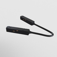 Lištové Magnetic Maytoni S35 - M TRA004CPC-22B Flexispojka pro 48V kolejnicový systém černý plast S35 - MAYTONI
