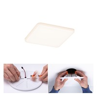 Koupelnová - P 92394 LED vestavné svítidlo Veluna VariFit IP44 hranaté 125x125mm 8,5W 3.000K satén - PAULMANN