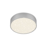 Kruhová - BRI 7072-414 LED stropní svítidlo hvězdné nebe, pr. 15,7 cm, 11 W, stříbrná - BRILONER