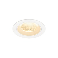 Kruhová - LA 1009611 NUMINOS® M Stropní vestavné svítidlo, 2700 K, 55°, IP20, kulaté, bílé - BIG WHITE (SLV)