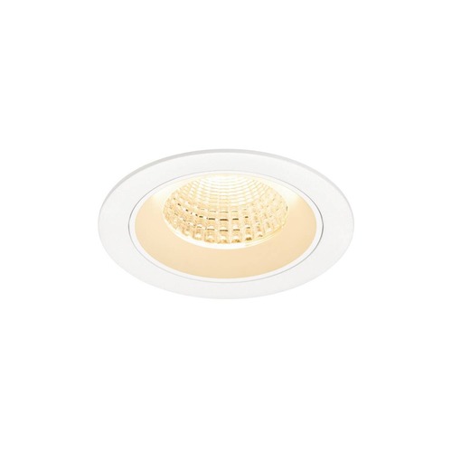 Kruhová - LA 1009611 NUMINOS® M Stropní vestavné svítidlo, 2700 K, 55°, IP20, kulaté, bílé - BIG WHITE (SLV) - foto 1