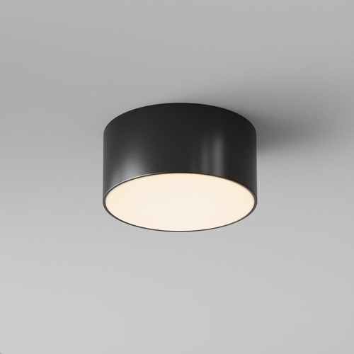 Přisazená - M O430CL-L15B3K Stropní svítidlo Zon IP65 3000K 15W černý hliník teplá bílá - MAYTONI - foto 1