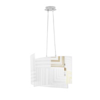 Dekorativní - FAN I-SEVENTY/S45 Závěsné svítidlo SEVENTY bílá, 2xE27, 45 x 130 cm - FANEUROPE
