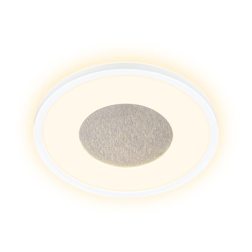 Kruhová - BRILO 3849016 Sufit Kristal LED stropní svítidlo ploché, třpitkový dekor, přímé a nepřímé osvětlení, bílé - BRILO - foto 1