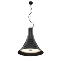 Kónická - LA 1000435 BATO 45 závěsné svítidlo, LED, 2700K, černé - BIG WHITE (SLV)