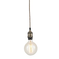 Subtilní - FAN I-VINTAGE-PD Závěsné svítidlo VINTAGE měď, 1xE27, 126 cm - FANEUROPE