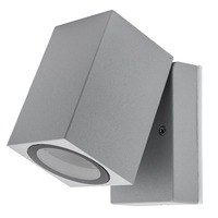 LED nástěnné svítidla - Nástěnná lampa Silver Body GU10 Socket Aluminium