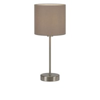 Stolní lampy dekorační - BRILO 7002011 Stolní lampa, max. 25 W, 38,5 cm, taupe (starý kód: BRILO 7002-011) - BRILO