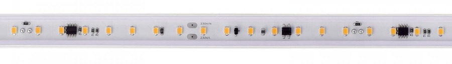 Hlavní osvětlení - IMPR 840386 Deko-Light flexibilní LED pásek 2835-84-230V-3000K-15m-PVC Extrusion 220-240V AC/50-60Hz 14,00 W/m 3000 K 1470 lm/m 15000 mm - foto 1