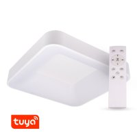 Hranatá - SMART Tuya LED svítidlo ZULU 60W CCT hranaté bílé