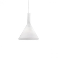 Kónická - ILUX 074337 Závěsné svítidlo Ideal Lux Cocktail SP1 small bianco 074337 bílé 20cm   - IDEALLUX