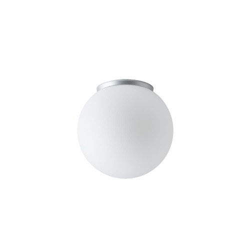 Kruhová - OS STY44986 STYX 2 stropní/nástěnné skleněné svítidlo stříbrná / bílá IP65 25W E27 - OSMONT - foto 1