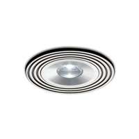 Kruhová - RED R10274 Zápustné svítidlo SISI zápustná černá/stříbrná 230V/350mA LED 1W - RED - DESIGN RENDL