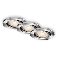Kruhová - BRI 7220-038 3ks sada LED vestavné svítidlo, pr. 8,6 cm, 5 W, chrom - BRILONER