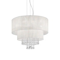 Válec - ILUX 068299 Závěsné svítidlo Ideal Lux Opera SP6 bianco 068299 bílé 71cm - IDEALLUX