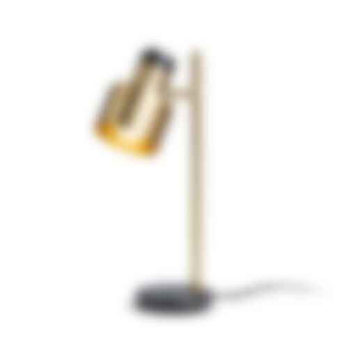 Stolní lampy pracovní - RED R14261 DIVINA stolní mosaz/dekor černý mramor 230V E27 5W - RED - DESIGN RENDL - foto 1