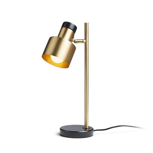 Stolní lampy pracovní - RED R14261 DIVINA stolní mosaz/dekor černý mramor 230V E27 5W - RED - DESIGN RENDL - foto 1