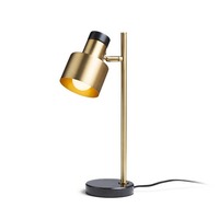Stolní lampy pracovní - RED R14261 DIVINA stolní mosaz/dekor černý mramor 230V E27 5W - RED - DESIGN RENDL