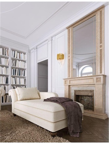 Dekorativní - NV 9050100 Nástěnné svítidlo GRANE zlatý kov a křišťál E14 2x5W 230V IP20 bez žárovky - NOVA LUCE - foto 1