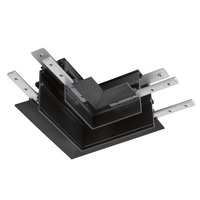 Lištové Magnetic SLV - LA 1006589 L-spojka mechanická 48 V TRACK, pro montážní lištu hlub., vpravo, černá - BIG WHITE (SLV)
