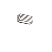 Dekorativní - FAN LED-W-DUKROT-BRO Nástěnné svítidlo LED DUKROT hliník korten IP54 12W CCT 3000-4000 K 220x110x110 mm - FANEUROPE
