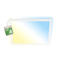 Hranatá - BRILO 3885016 Tava A svítidlo LED panel 29,3x29,3 cm - 11W, 2400lm, energetická třída A, stmívatelné, CCT, bílé - BRILO