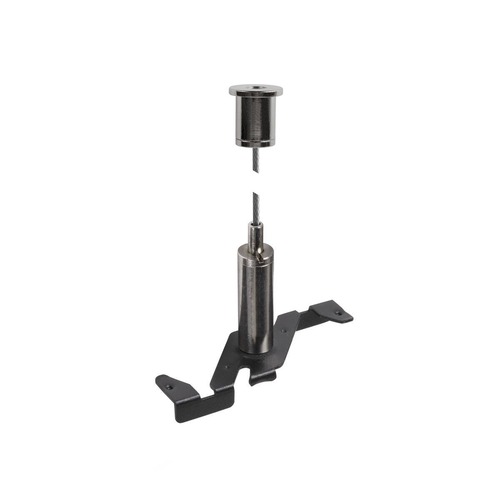 Lištové Magnetic SLV - LA 1006607 3m drátěné lano výkyvný závěs 48 V TRACK, černá - BIG WHITE (SLV) - foto 1