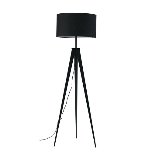 Stojací lampy - FAN I-IBIS-PT NERO Stojací lampa Piantana Ibis, černá, 1 x E27, 50 x 160 cm - FANEUROPE - foto 1