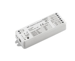 Ovladače a stmívače pro jednobarevné LED pásky - FAN RF-BT-CONTROL-5CH Přijímač Bluetooth /RF 2,4 GHz INPUT 15,5 A 12-24 V OUTPUT 5 CH - 3 A/CH (5x36-72 W) 11,4x3,8x2 cm - FANEUROPE