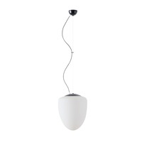 Koule - OS AST52961 ASTRA L závěsné skleněné svítidlo černá / bílá IP40 40W E27 - OSMONT