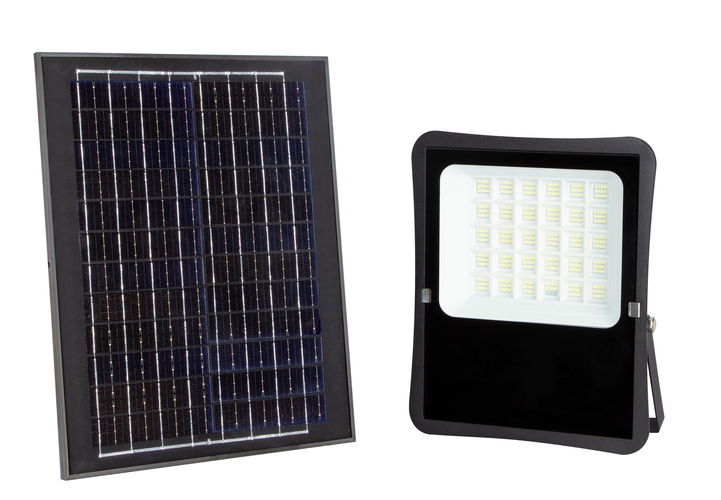 Solární reflektory - LED SMD světlomet se solárním panelem 6V / 25W - foto 1