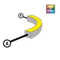 Příslušenství pro LED pásky - SLC S1624S-RGB-A Napájení pro NeonFlex 24V Side-Bend RGB A - TLG