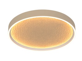 Kruhová - GT 9069-113L Stropní svítidlo Bormes 60W 6000lm 3000K béžová - GeeTi