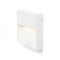 Nástěnná - RED R12542 AQILA SQ nástěnná bílá 230V LED 6W IP54 3000K - RED - DESIGN RENDL